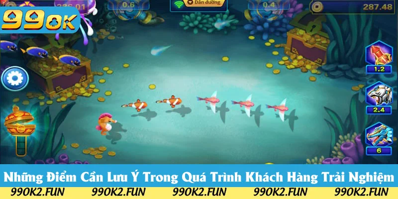 Các điểm cần lưu ý trong bắn cá thần tài