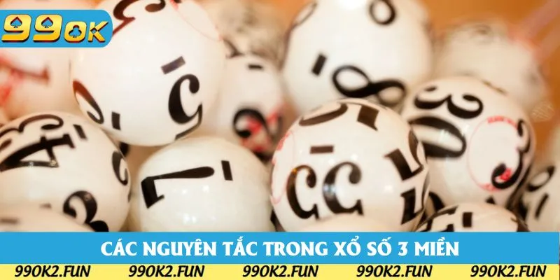 Các nguyên tắc để cược xổ số 3 miền đúng cách